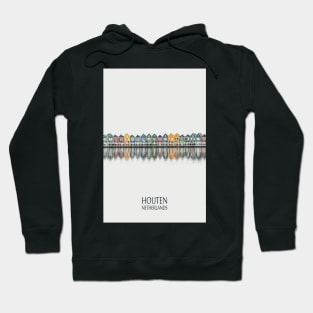 Colorful houses in Houten, Netherlands Hoodie